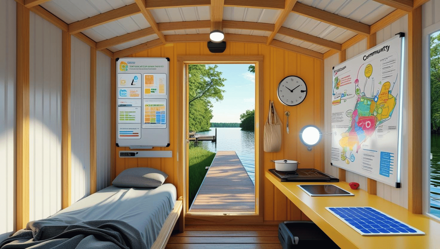 The shed - 160 square feet of intentional space